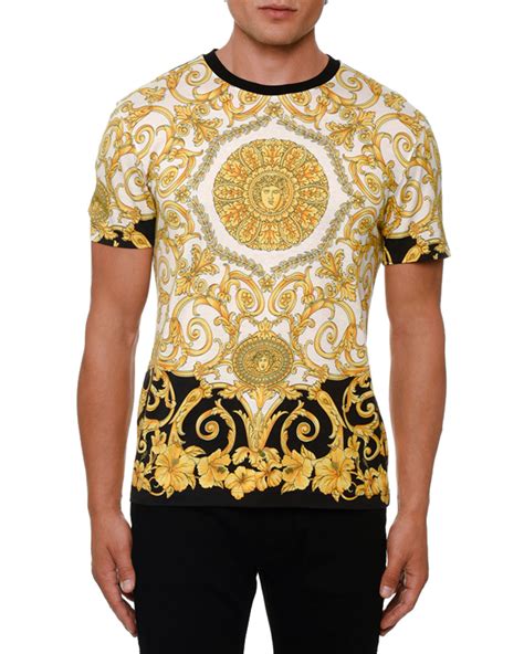 mens versace t shirt|versace t shirt men's sale.